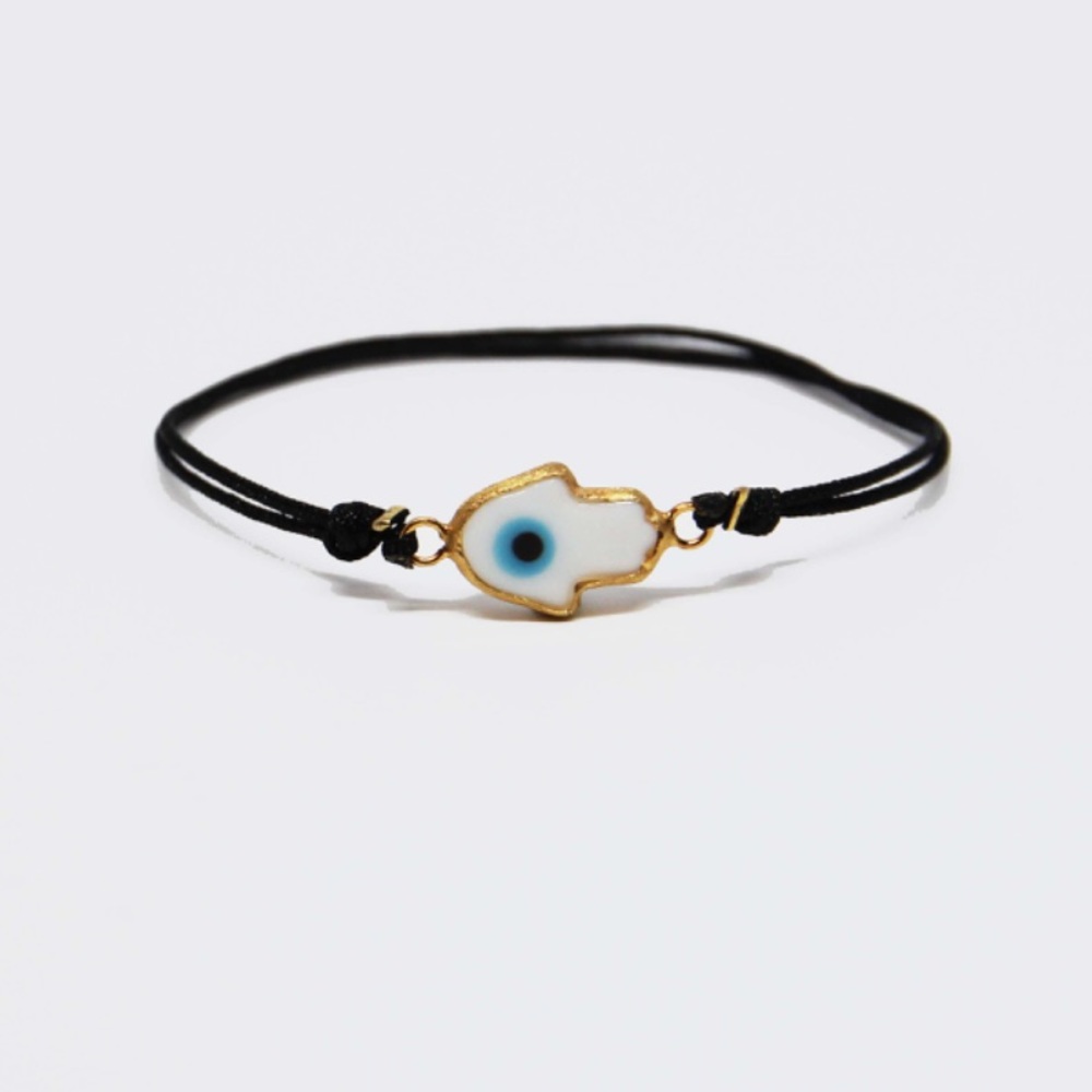 🎉HP🎉 Ceramic Hamsa Hand Bracelet